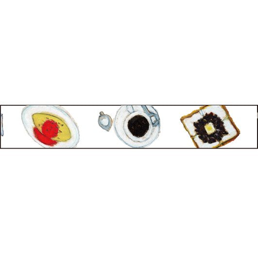 喫茶日和 15mm幅 長さ9m 1本 マスキングテープ orata.net   